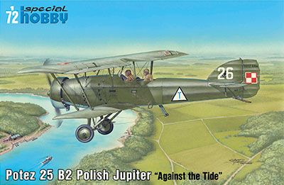 予約 ポテーズ25B2多用途複葉機 ポーランド軍